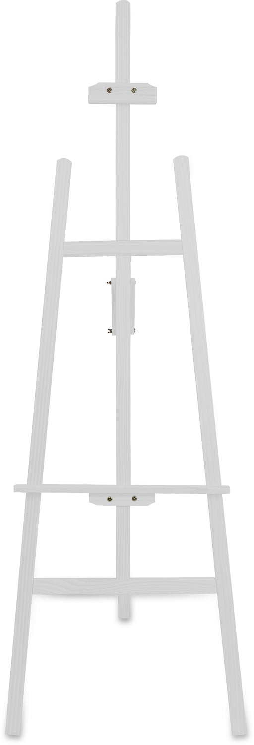 Staffelei aus Holz - weiss-1