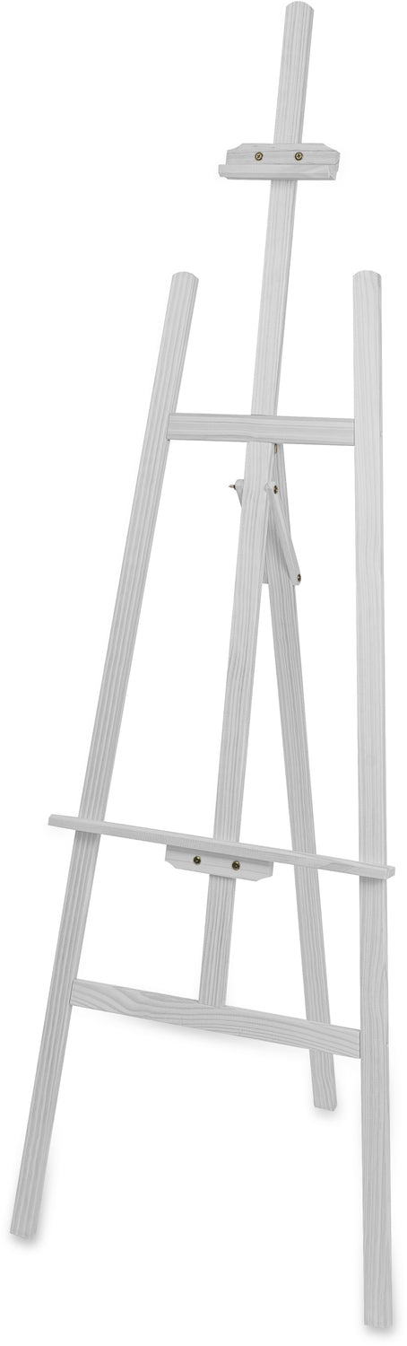 Staffelei aus Holz - weiss-2