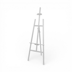 Staffelei aus Holz - weiss-2