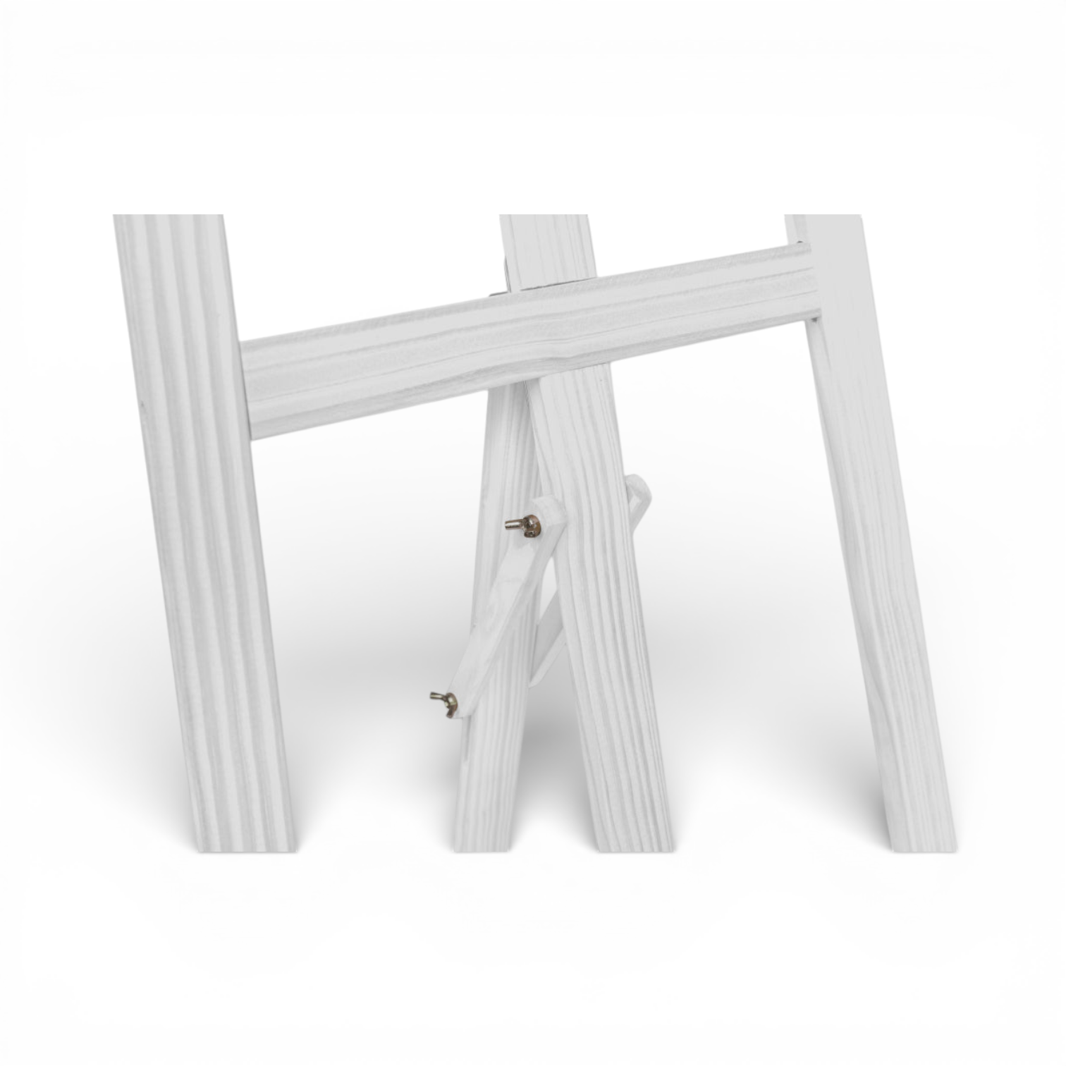 Staffelei aus Holz - weiss-3