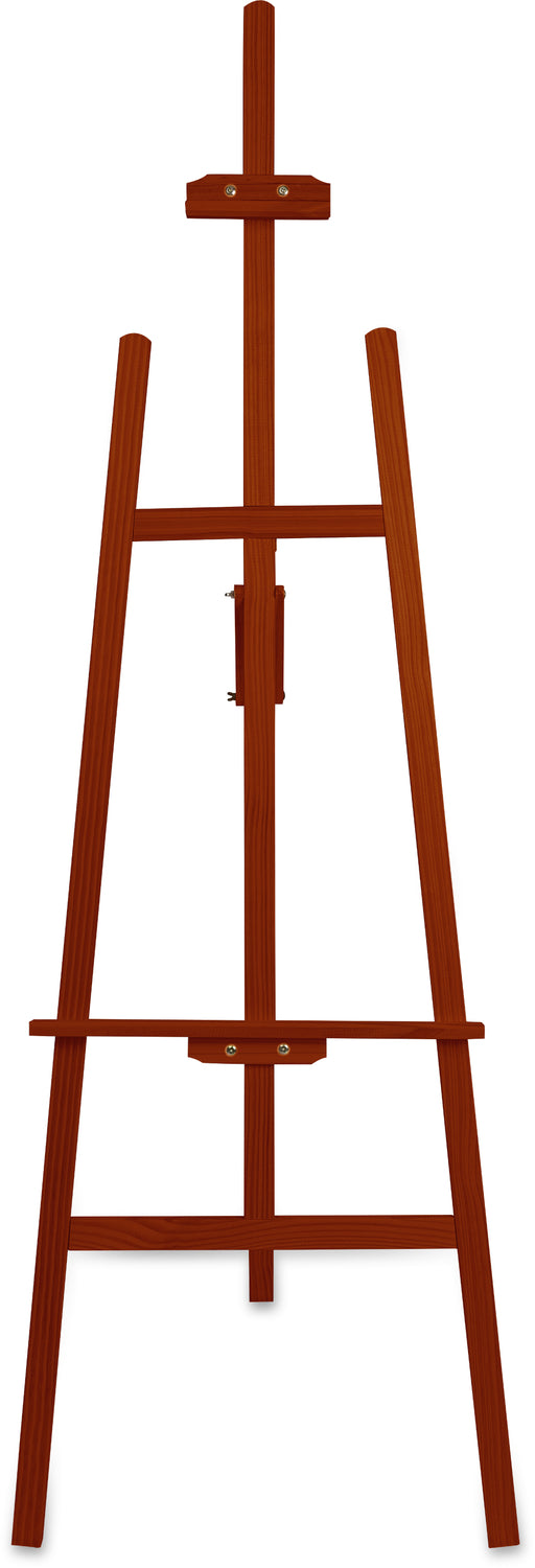 Staffelei aus Holz - mahagoni-1