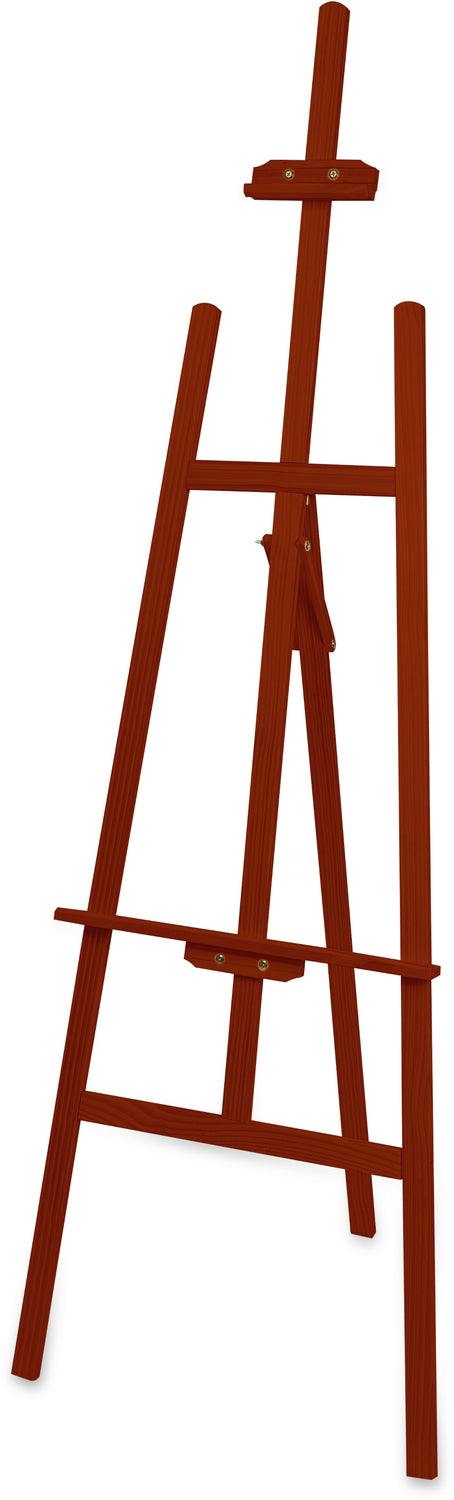 Staffelei aus Holz - mahagoni-2