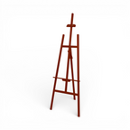 Staffelei aus Holz - mahagoni-2