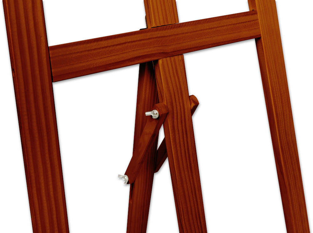 Staffelei aus Holz - mahagoni-3