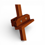 Staffelei aus Holz - mahagoni-4