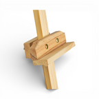 Staffelei aus Holz - natur-5