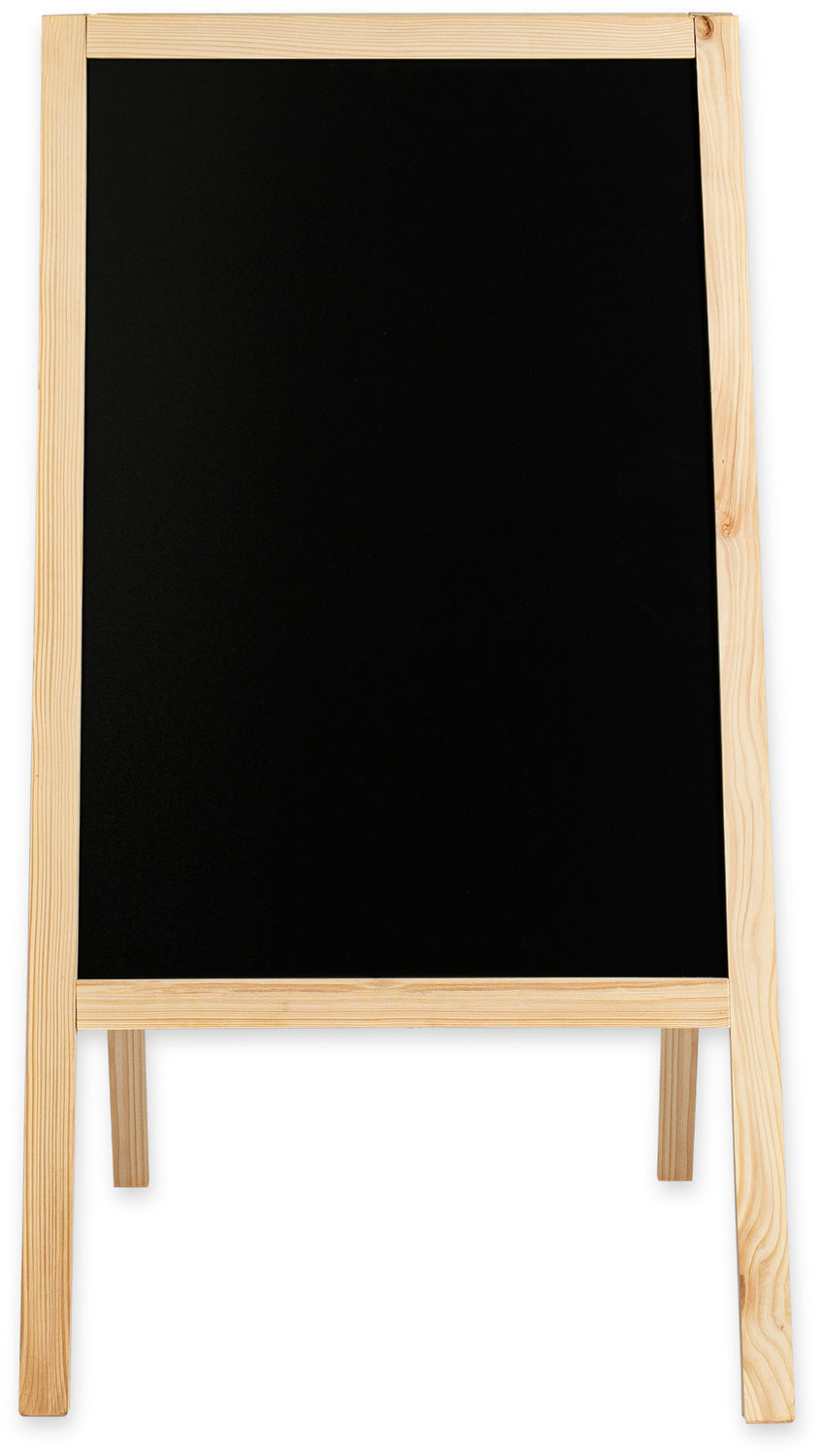 Kreidetafel/holz Kundenstopper Classic L (61x118 cm) - natur-4