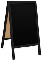 Kreidetafel/holz Kundenstopper Classic S (51x90 cm) - schwarz-1