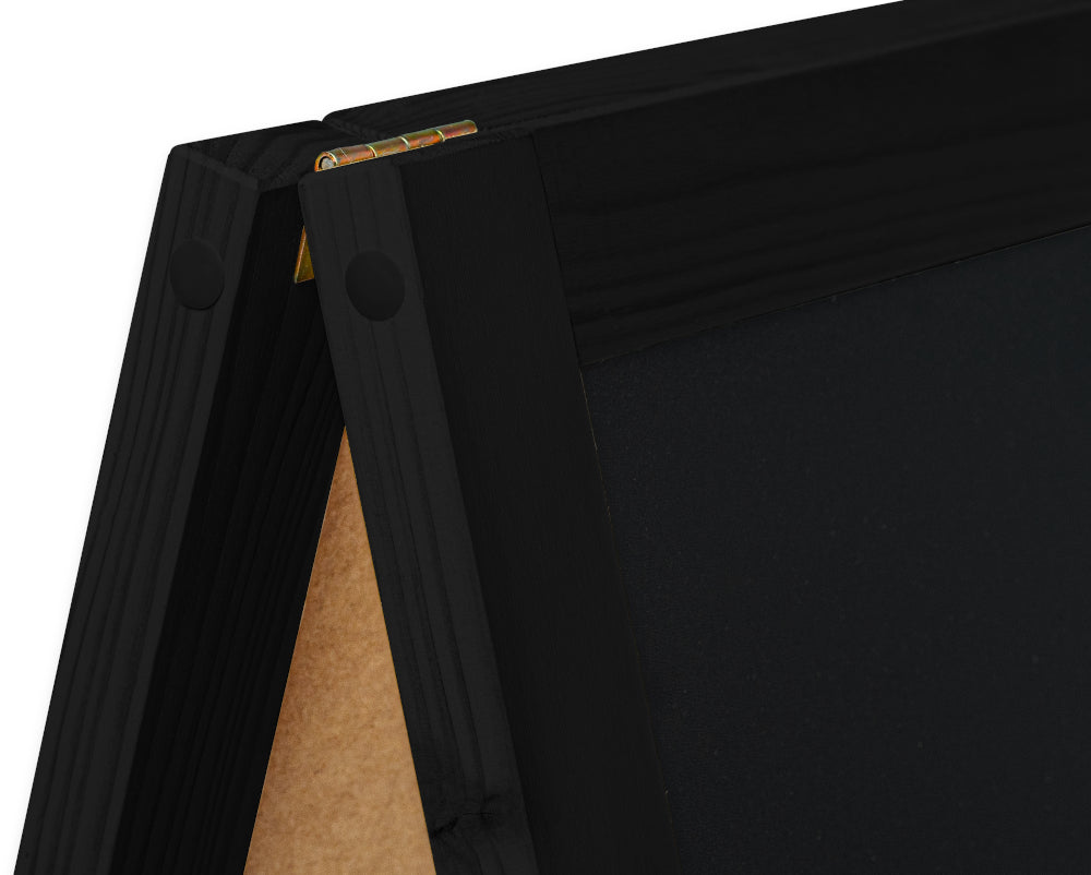 Kreidetafel/holz Kundenstopper Classic S (51x90 cm) - schwarz-3