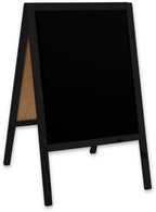 Kreidetafel/Holz Kundenstopper Classic M (60x100 cm) - schwarz-1