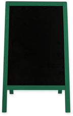 Kreidetafel/holz Kundenstopper Classic S (51x90 cm) - grün-2