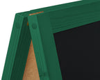 Kreidetafel/holz Kundenstopper Classic S (51x90 cm) - grün-5