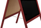 Kreidetafel/Holz Kundenstopper Classic M (60x100 cm) - rot-4