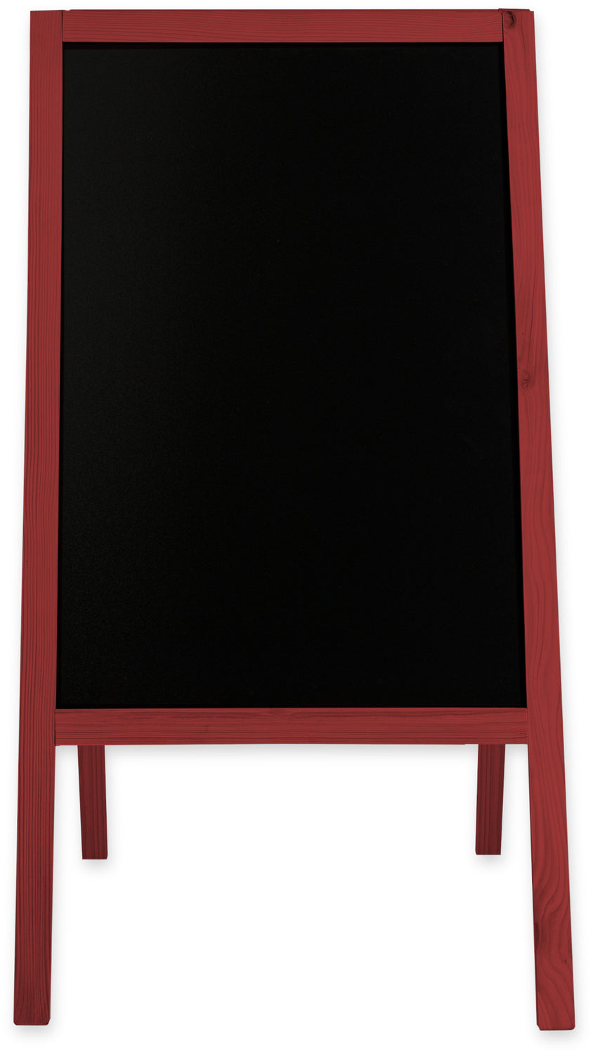 Kreidetafel/holz Kundenstopper Classic L (61x118 cm) - rot-2