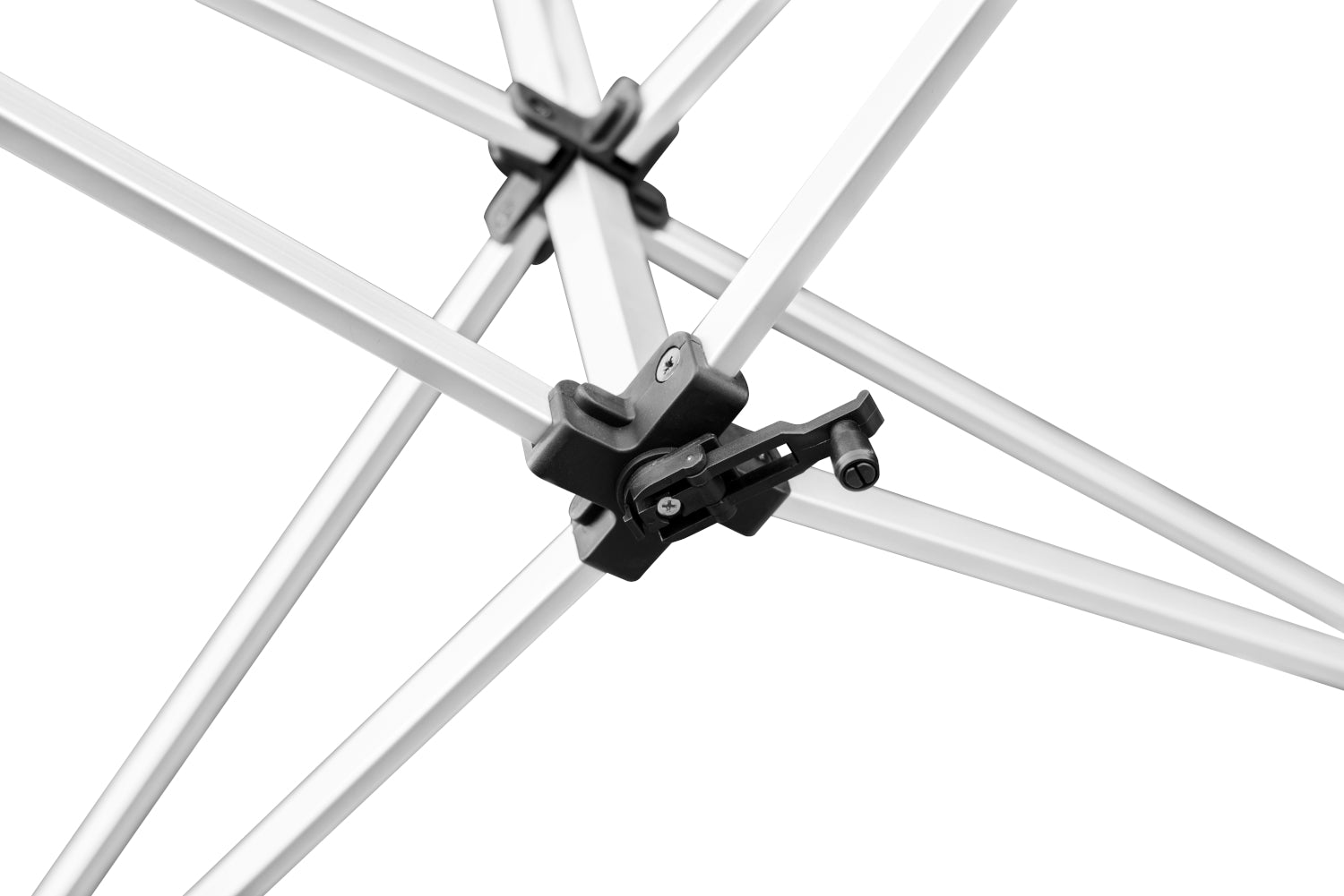 Zeltrahmen aus Stahl "BLANC" 3x3 (in einer Transporttasche auf Rädern)-4