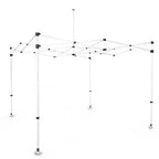 Zeltrahmen aus Stahl "BLANC" 2,5x2,5 (in einer Transporttasche)-8