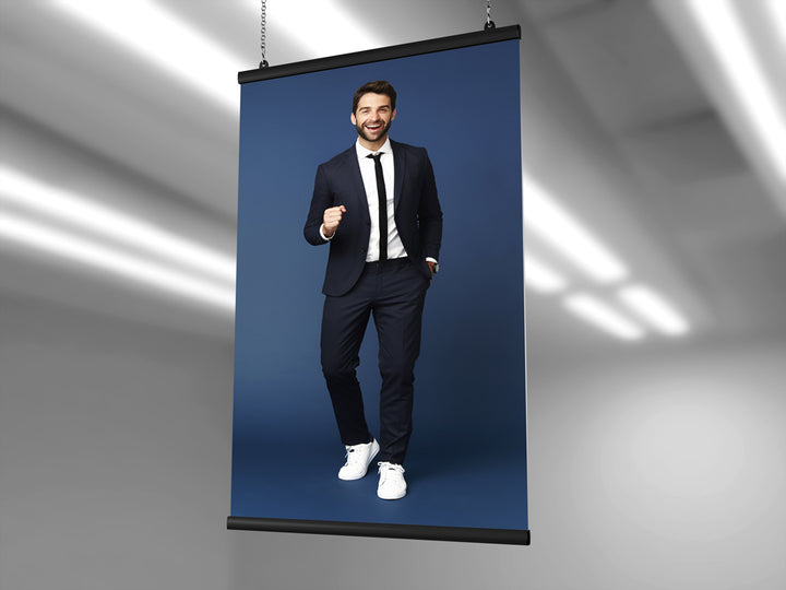 Posterleisten-Set Standard 150 cm - schwarz-2