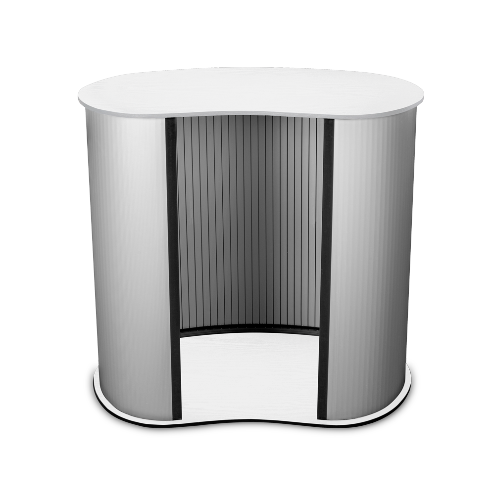 Theke PROMO 2 - WEISSFARBENE TISCHPLATTE-3