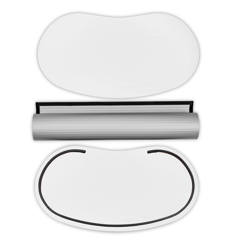 Theke PROMO 2 - WEISSFARBENE TISCHPLATTE-9