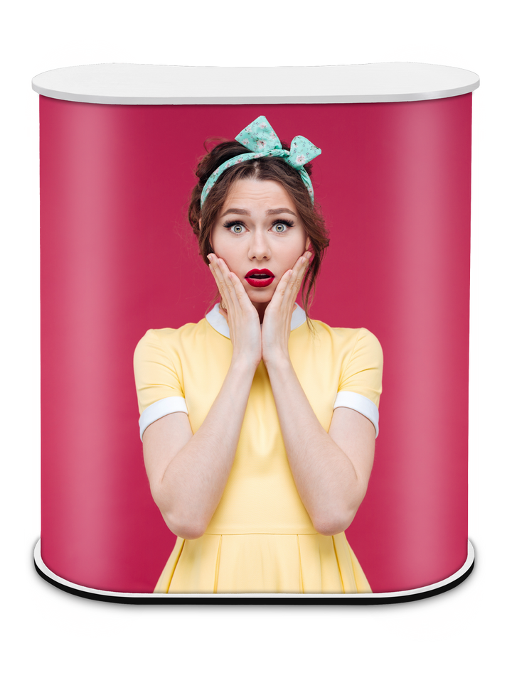 Theke PROMO 2 - WEISSFARBENE TISCHPLATTE-10