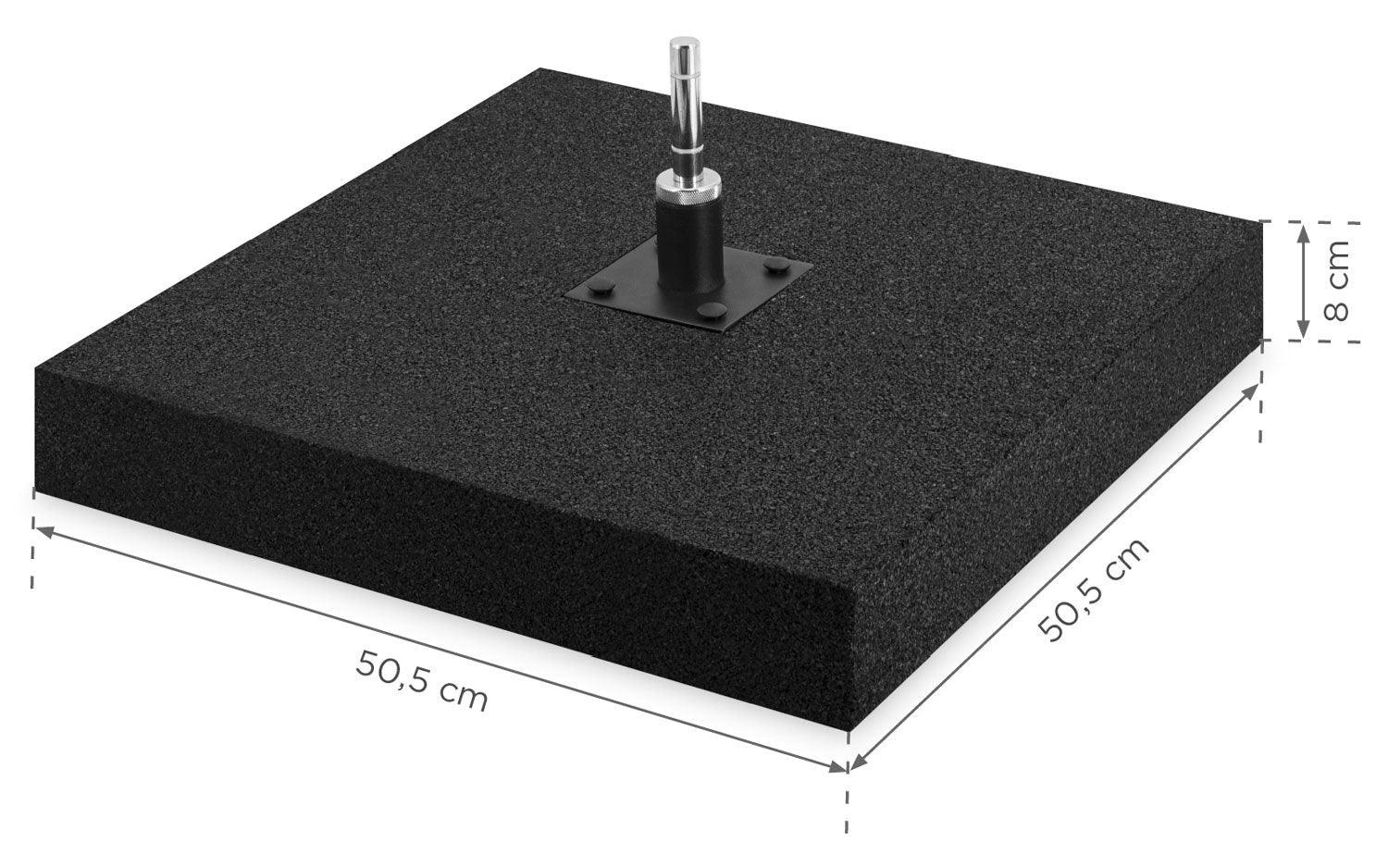 Gummibasis mit Rotator - 19 kg-2