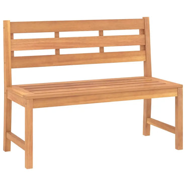 Gartenbank 114 cm Massivholz Teak - Gartenbänke