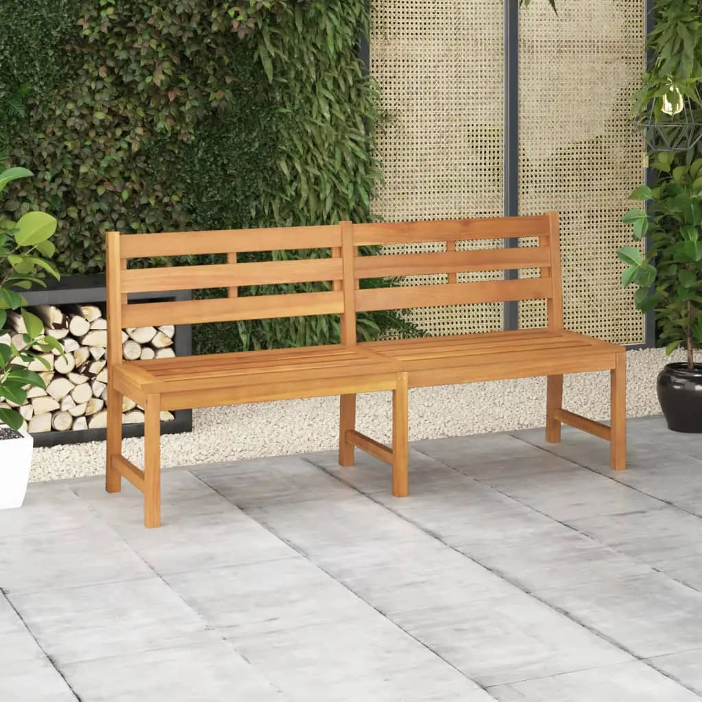 Gartenbank 180 cm Massivholz Teak - Gartenbänke