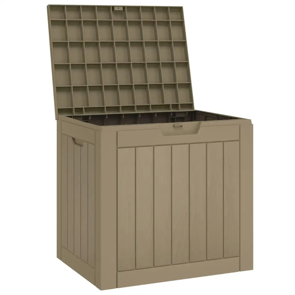 Gartenbox Hellbraun 55,5x43x53 cm Polypropylen - Gartenboxen