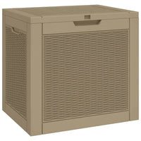 Gartenbox Hellbraun 55,5x43x53 cm Polypropylen - Gartenboxen