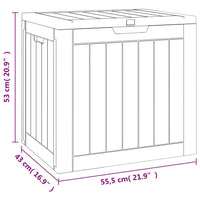 Gartenbox Hellbraun 55,5x43x53 cm Polypropylen - Gartenboxen