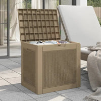 Gartenbox Hellbraun 55,5x43x53 cm Polypropylen - Gartenboxen