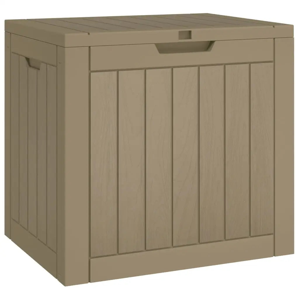 Gartenbox Hellbraun 55,5x43x53 cm Polypropylen - Gartenboxen