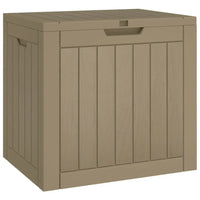 Gartenbox Hellbraun 55,5x43x53 cm Polypropylen - Gartenboxen