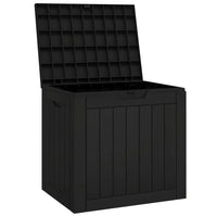 Gartenbox Schwarz 55,5x43x53 cm Polypropylen - Gartenboxen