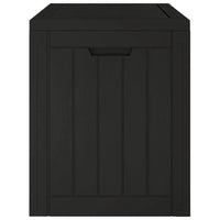 Gartenbox Schwarz 55,5x43x53 cm Polypropylen - Gartenboxen