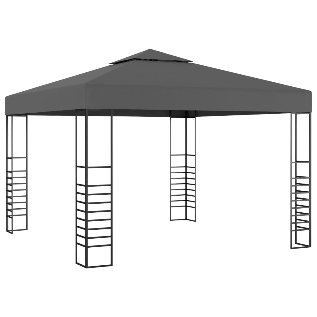 Gartenpavillon 3×3 m Anthrazit - Pavillons & Partyzelte