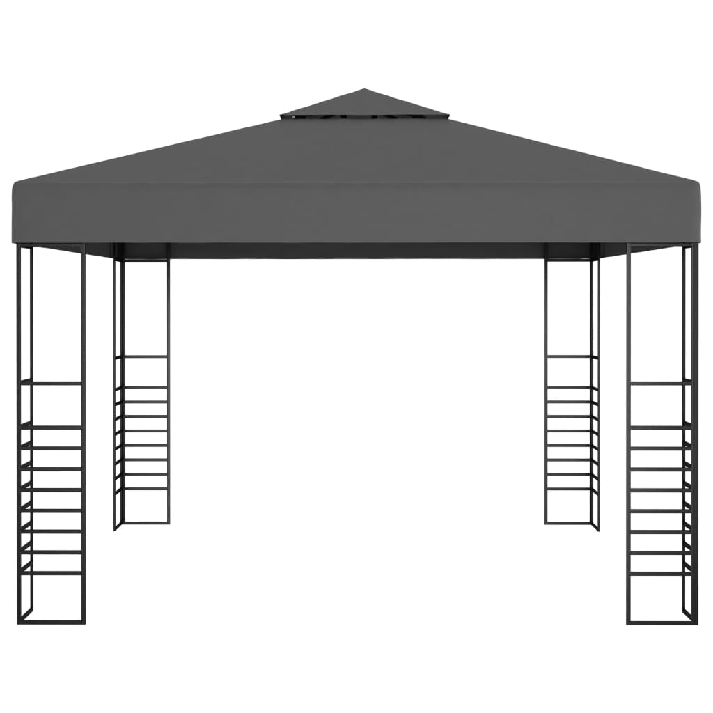 Gartenpavillon 3×3 m Anthrazit - Pavillons & Partyzelte