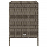 Gartenschrank Grau 55x59x80 cm Poly Rattan - Gartenboxen