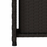 Gartenschrank Schwarz 50x55x115 cm Poly Rattan - Gartenboxen