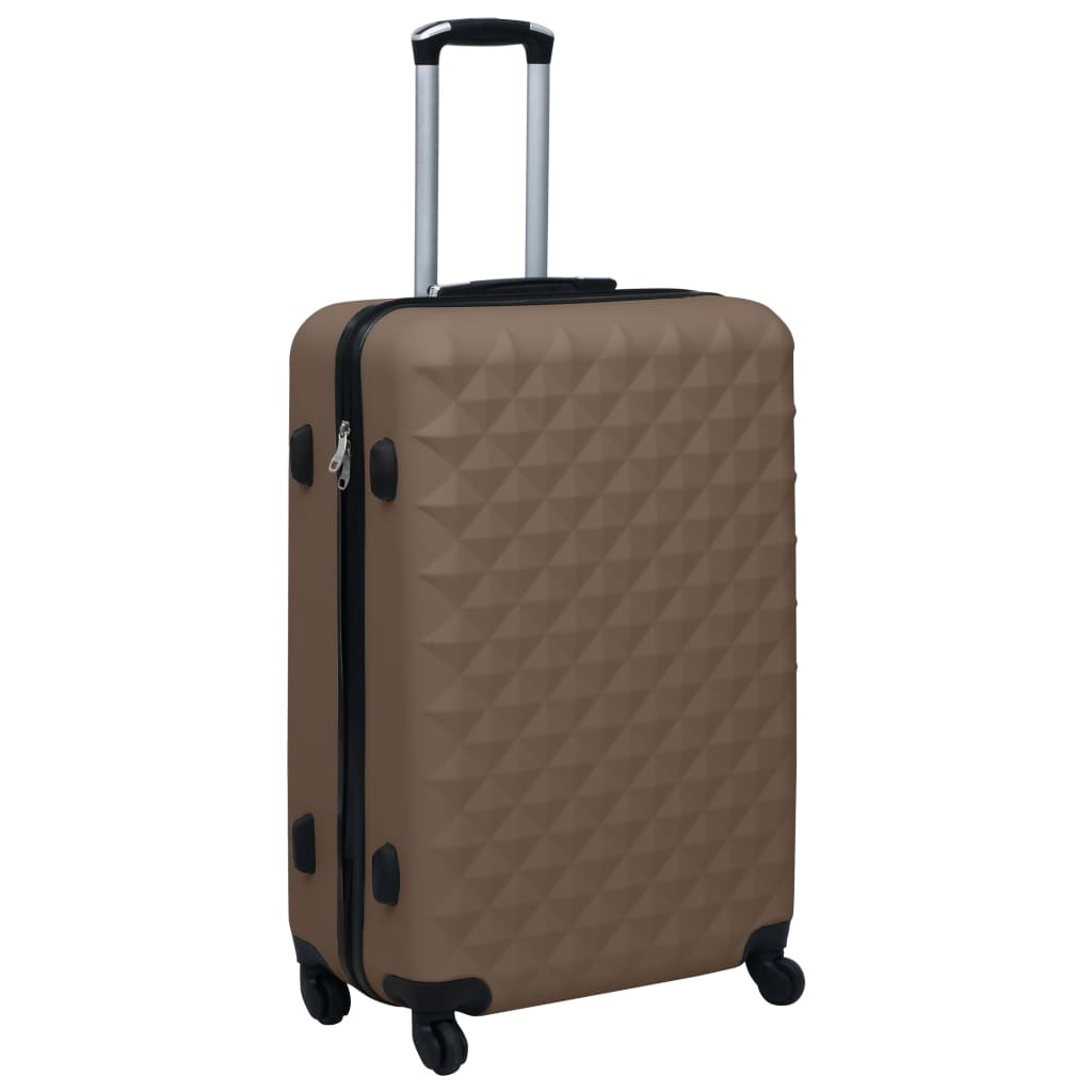 Hartschalen-Trolley Braun ABS - Reisekoffer