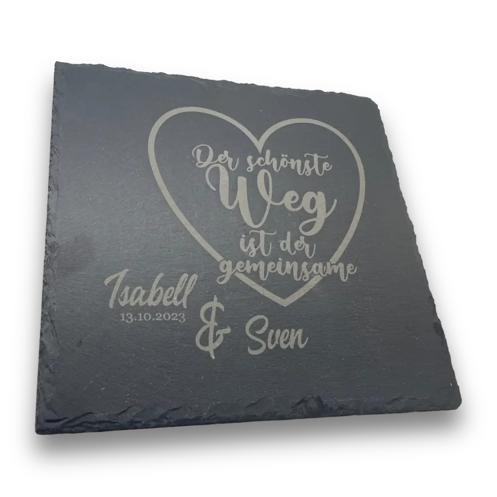 hochwertiges NaturSchiefer Tablett - schiefer