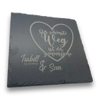 hochwertiges NaturSchiefer Tablett - schiefer