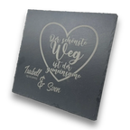 hochwertiges NaturSchiefer Tablett - schiefer