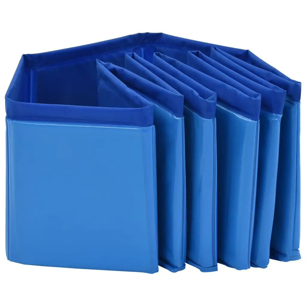 Hundepool Faltbar Blau 80 x 20 cm PVC - Hundebedarf