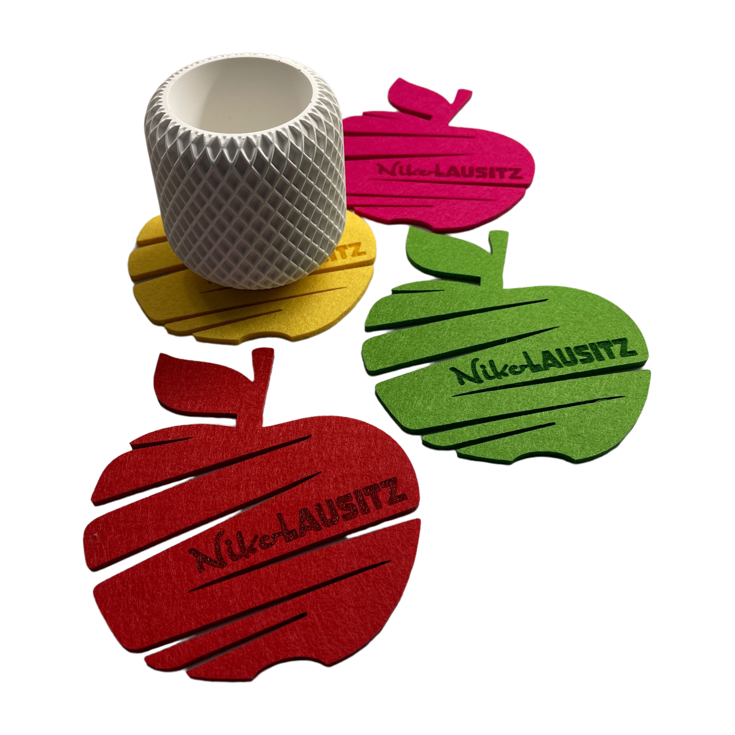 Nikolausitz Apfeluntersetzer ca. 10cm