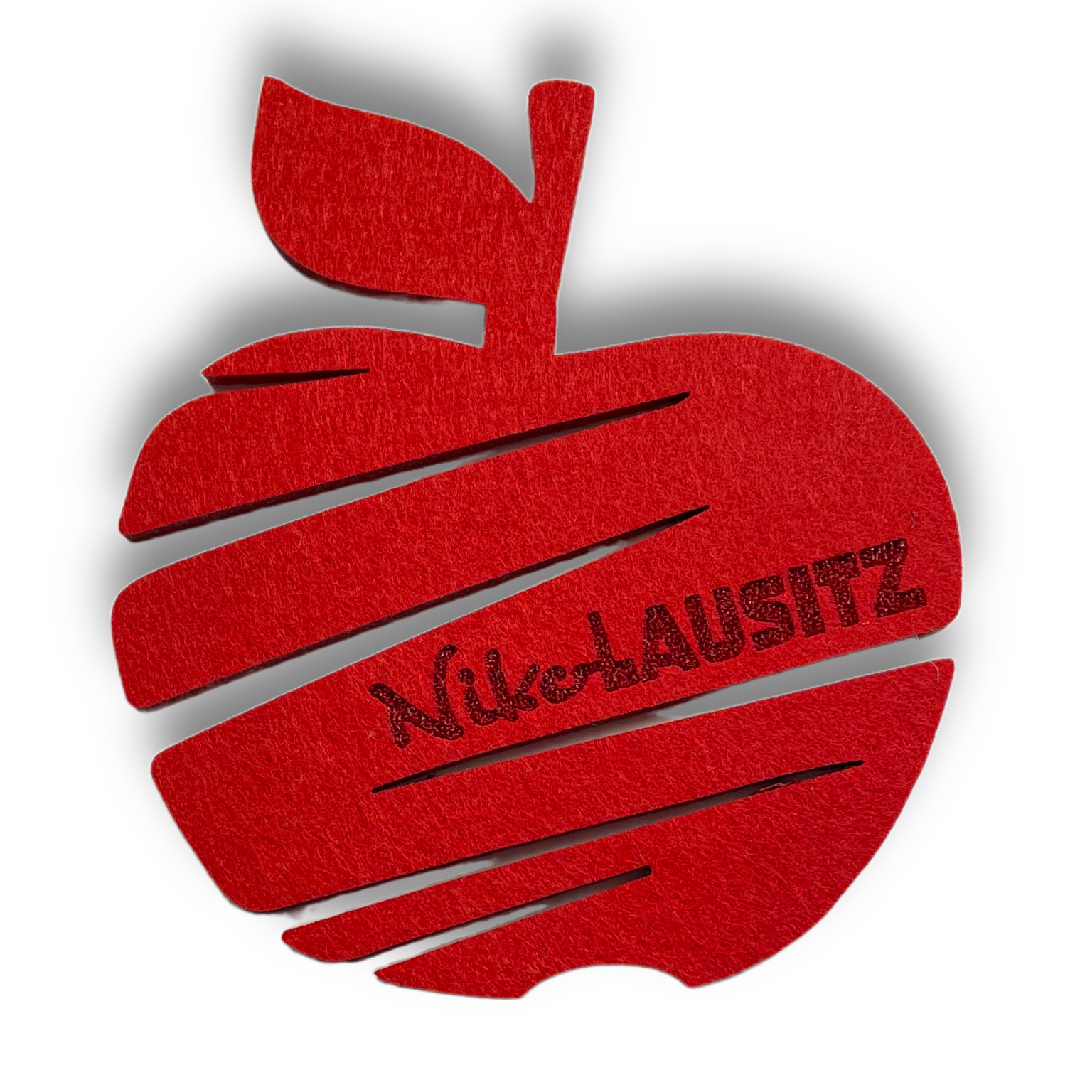 Nikolausitz Apfeluntersetzer ca. 10cm