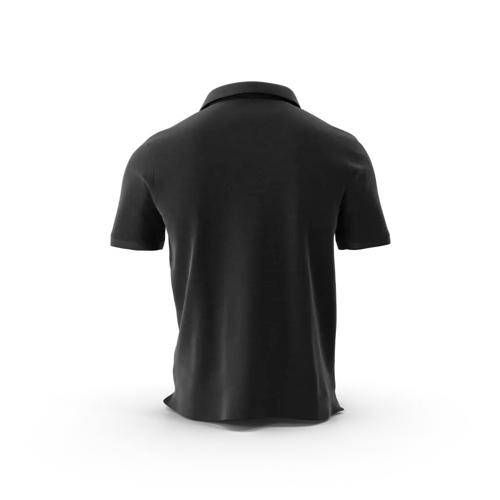 Poloshirt Herren individuell schwarz - Bekleidung &