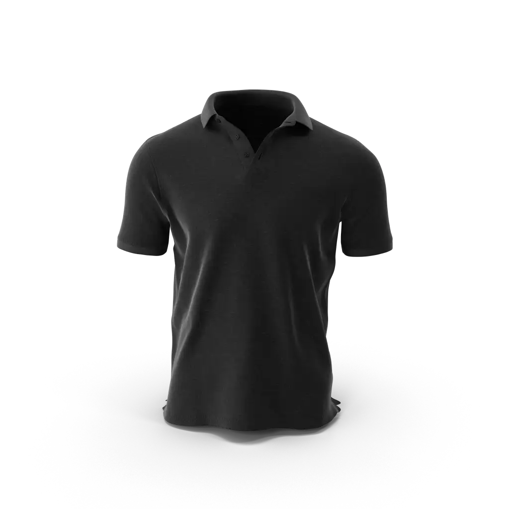 Poloshirt Herren individuell schwarz - Bekleidung &