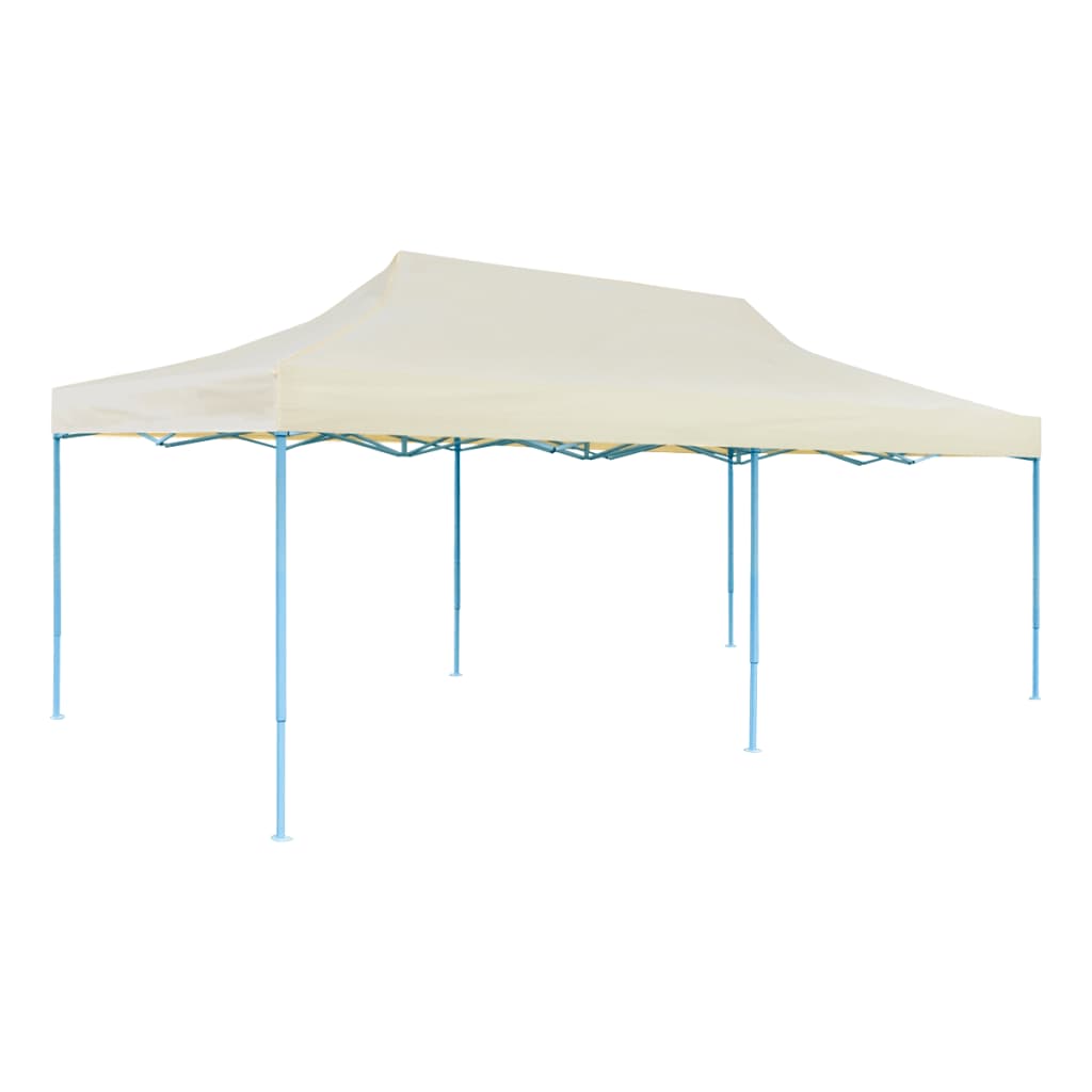 Pop-Up-Partyzelt Faltbar Creme 3×6 m - Pavillons &