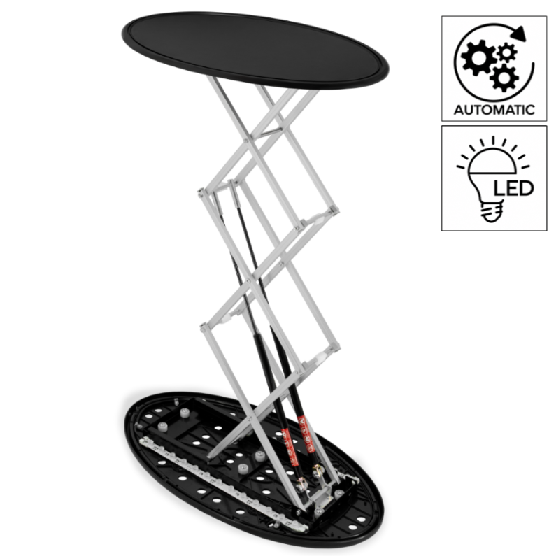 Preston Automatic LED Promotiontheke, oval, mit Premium-Transporttasche